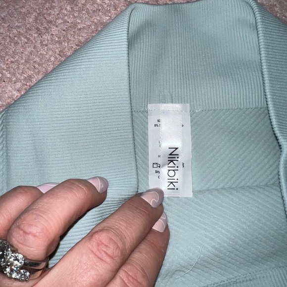 Nikibiki MINT GREEN BIKER SHORTS - Picture 3 of 7